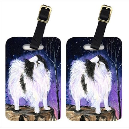 Carolines Treasures Carolines Treasures SS8070BT Japanese Chin Luggage Tags; Pair Of 2 SS8070BT